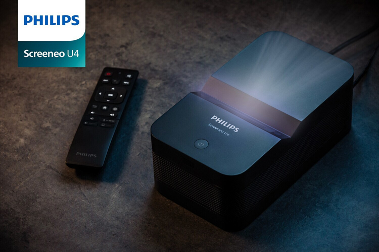 Вышел проектор Philips Screeneo U4 с ультракоротким фокусом — его можно разместить у самого экрана