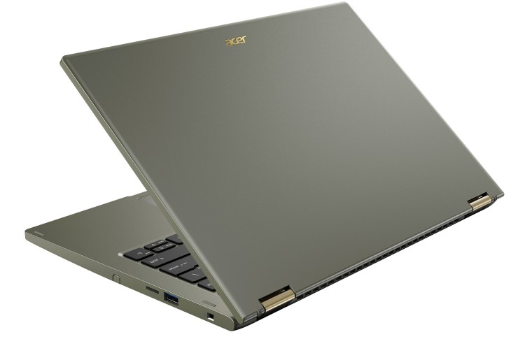 Представлен обновлённый ноутбук Acer Spin 5 — процессоры Intel Alder Lake и экран 2,5K