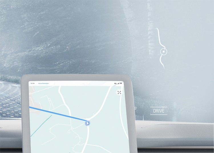 Volvo хочет превратить в умный AR-дисплей всё лобовое стекло автомобиля