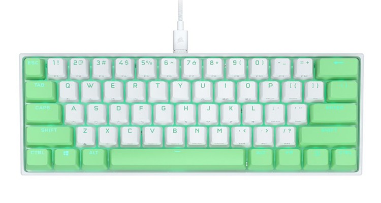 Corsair выпустила клавиатуру K65 RGB Mini в необычных цветовых исполнениях