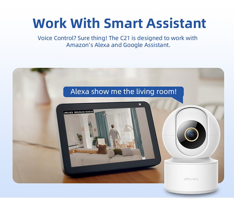 IP-камера наблюдения Imilab Home Security Camera C21 предлагается со скидкой с 11 по 15 октября