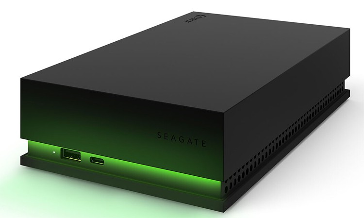 Seagate представила внешние жёсткие диски с подсветкой для игровых консолей Xbox