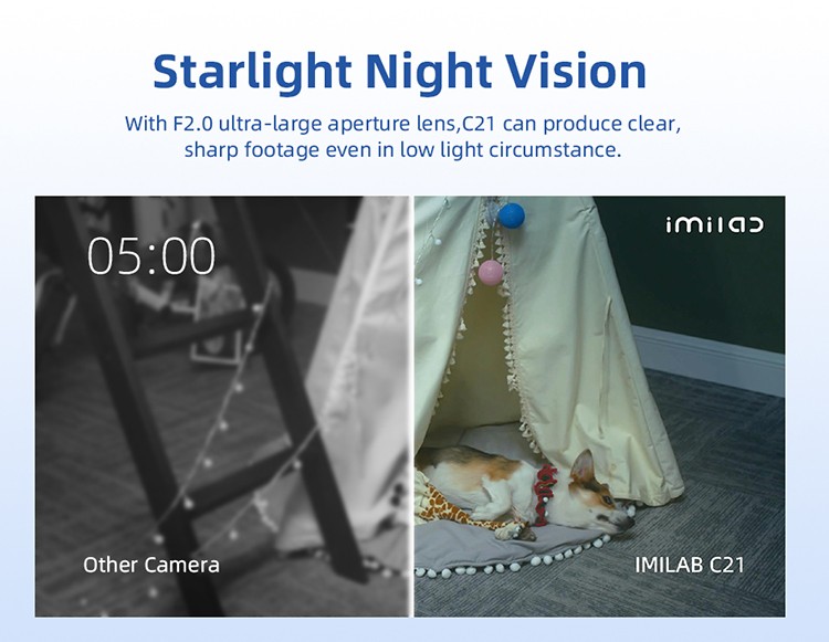 IP-камера наблюдения Imilab Home Security Camera C21 предлагается со скидкой с 11 по 15 октября