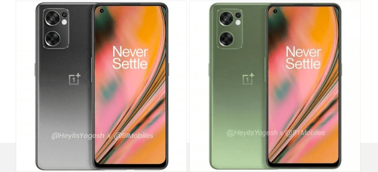 OnePlus Nord 2 CE получит дизайн как у OPPO Reno 7 SE 5G
