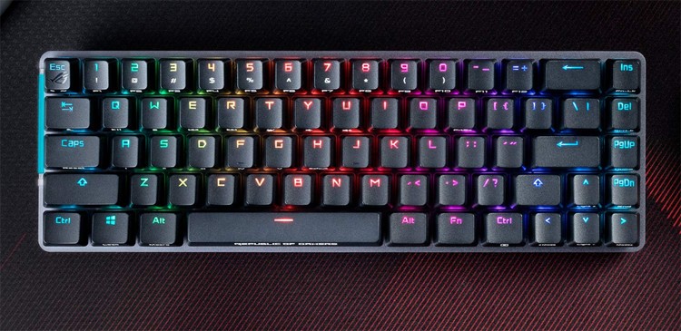 ASUS выпустила беспроводную клавиатуру ROG Falchion NX в компактном исполнении