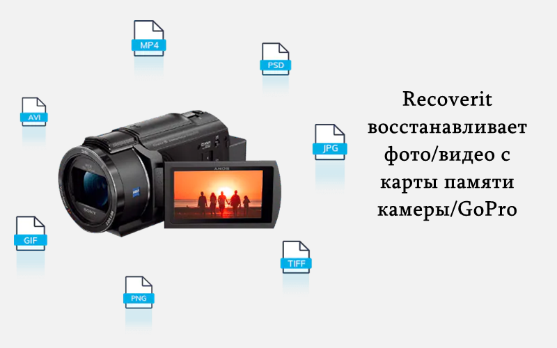 Как восстановить фото и видео с SD-карты камеры или GoPro онлайн?