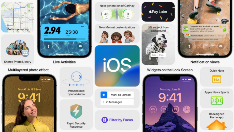 Apple представила iOS 16 — настраиваемый экран блокировки, улучшения в iMеssage и другое