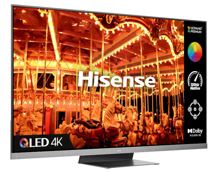 Hisense представила OLED-телевизор A9H со 120-Гц экраном и аудиосистемой мощностью 80 Вт