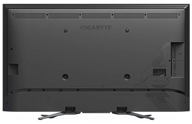 Представлен огромный 55-дюймовый игровой монитор Gigabyte S55U с Android и Google Ассистентом