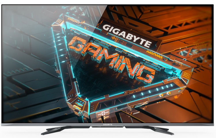Представлен огромный 55-дюймовый игровой монитор Gigabyte S55U с Android и Google Ассистентом