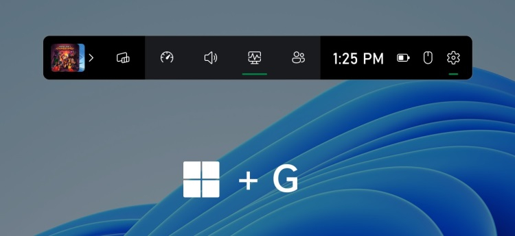 Панель Xbox Controller Bar для быстрого доступа к играм стала доступна в предварительных версиях Windows 11