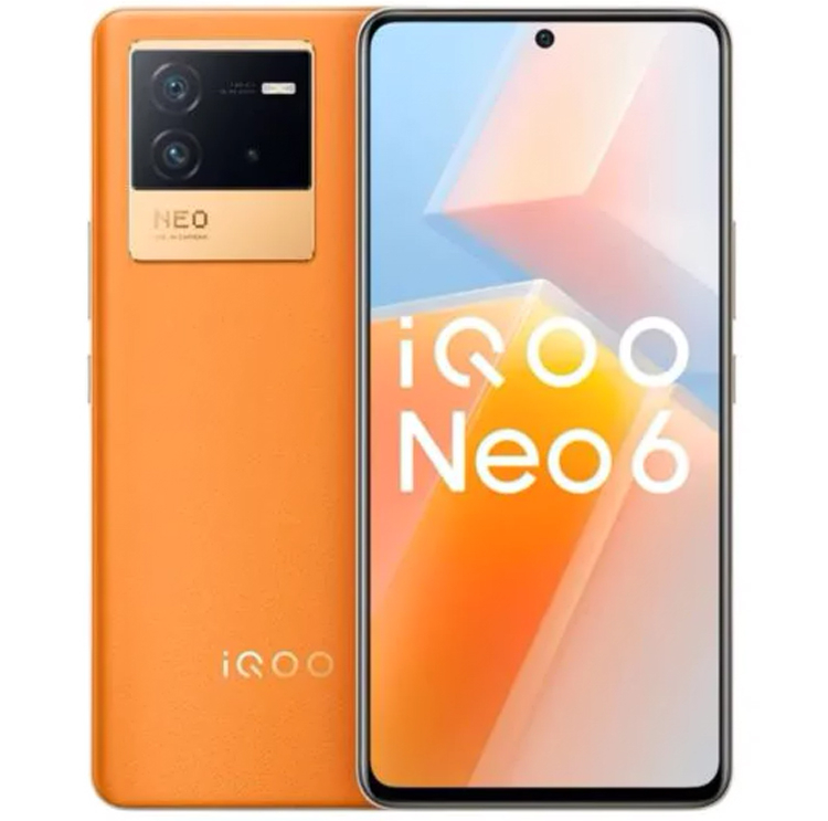 Смартфон iQOO Neo6 со 120-Гц дисплеем Full HD+ показался на официальных рендерах