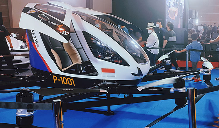 Индонезия закупит 100 аэротакси китайской компании EHang