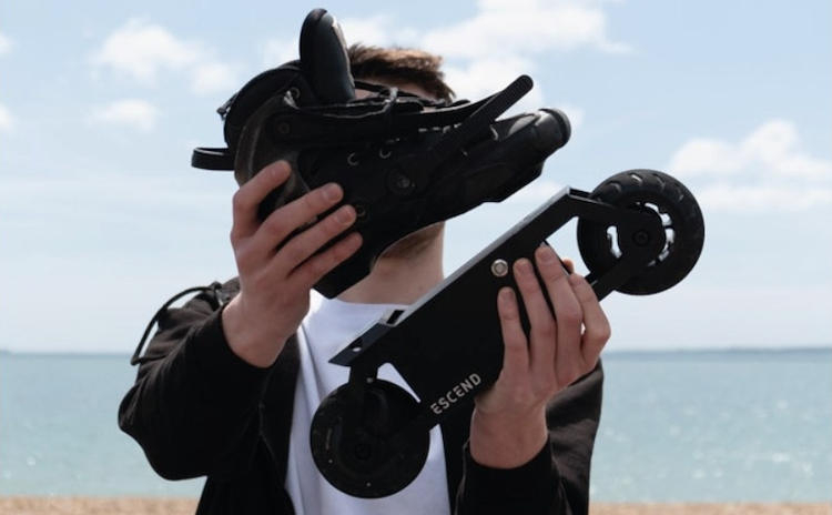 Анонсированы электрические роликовые коньки Escend Blades — запас хода до 15 км и скорость до 25 км/ч