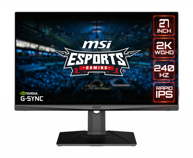 MSI анонсировала монитор Optix MAG274QRX формата WQHD для киберспорта