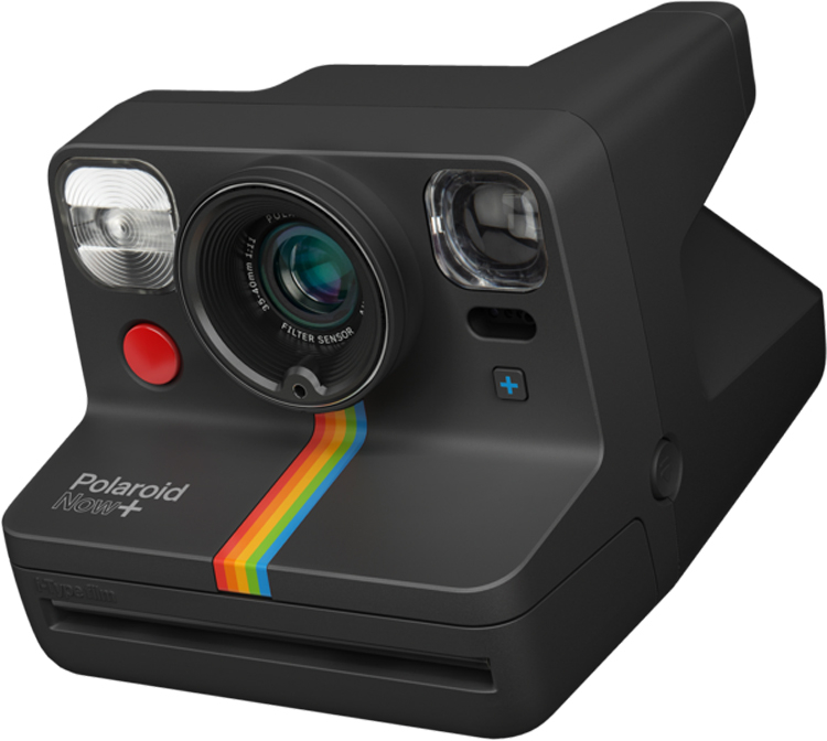 Представлена фотокамера мгновенной печати Polaroid Now+ с набором фильтров в комплекте