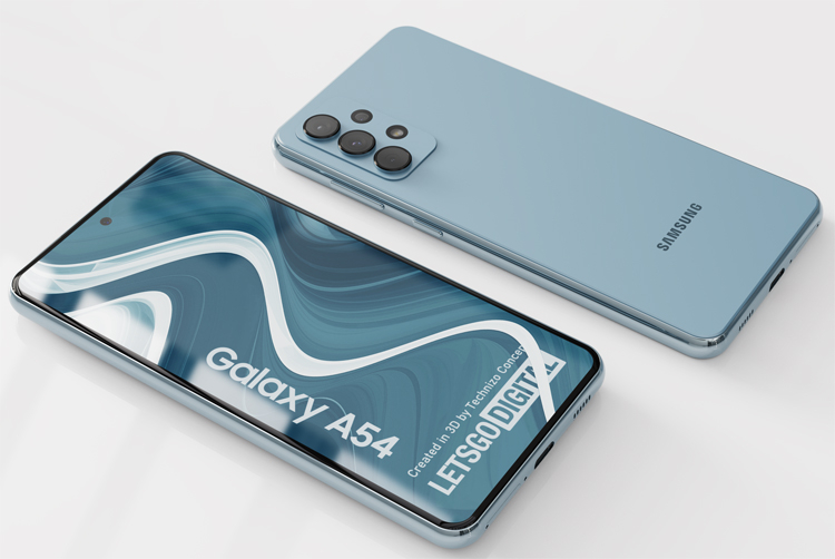 Samsung готовит смартфон Galaxy A54 5G с четверной камерой и 120-Гц дисплеем