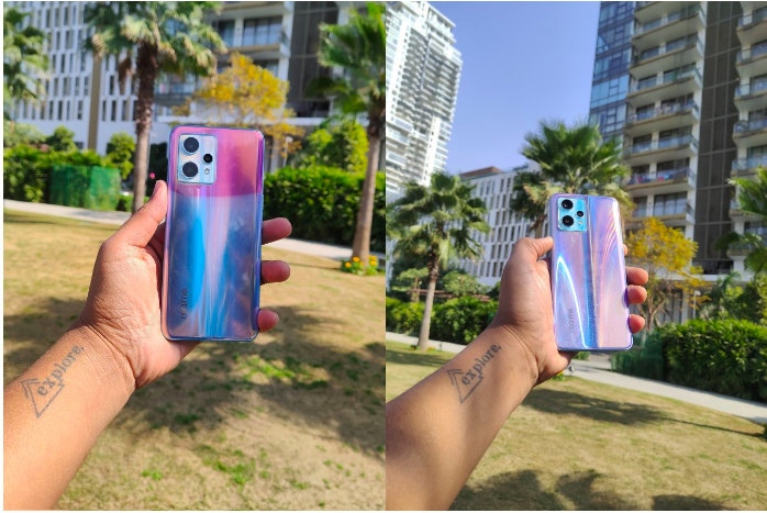Realme показала, как смартфон 9 Pro+ меняет цвет задней панели