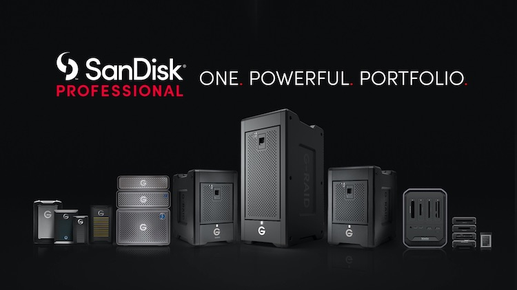 Western Digital представила бренд SanDisk Professional — накопители и аксессуары для профессионалов, работающих с фото и видео