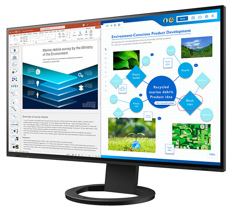 EIZO выпустила 27-дюймовый монитор FlexScan EV2781 с портом USB Type-C