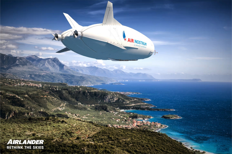 Авиакомпания Air Nostrum заказала гибридные дирижабли Airlander 10 для перевозки пассажиров в Испании