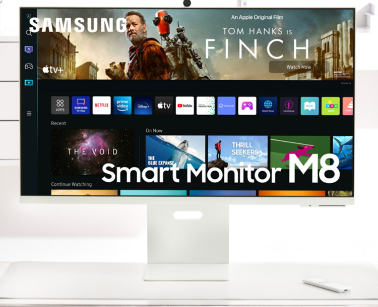 Смарт-монитор Samsung M8 оснащён адаптерами Wi-Fi 5 и Bluetooth 4.2