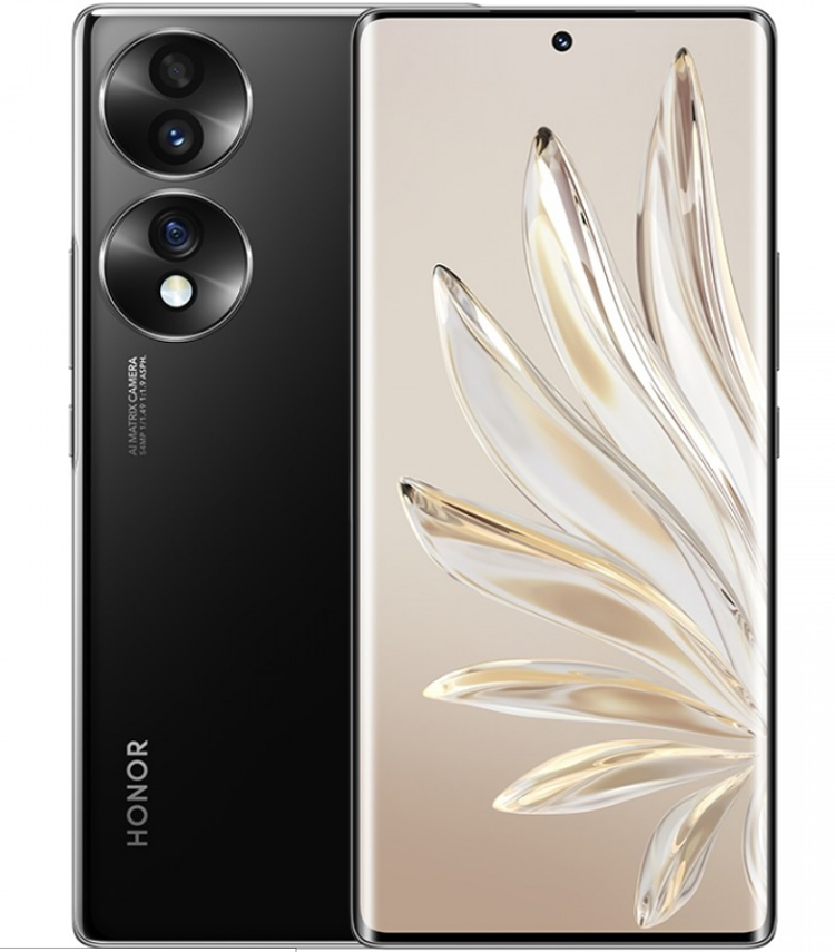 Смартфоны Honor 70 и 70 Pro показались на изображениях с тройными камерами и загнутыми экранами