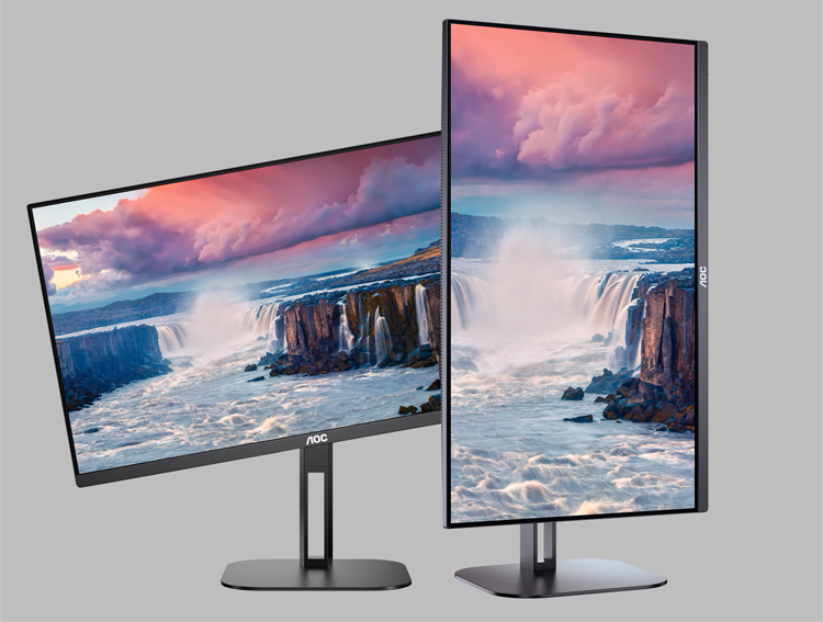 AOC представила четыре офисных монитора серии V5 формата Full HD