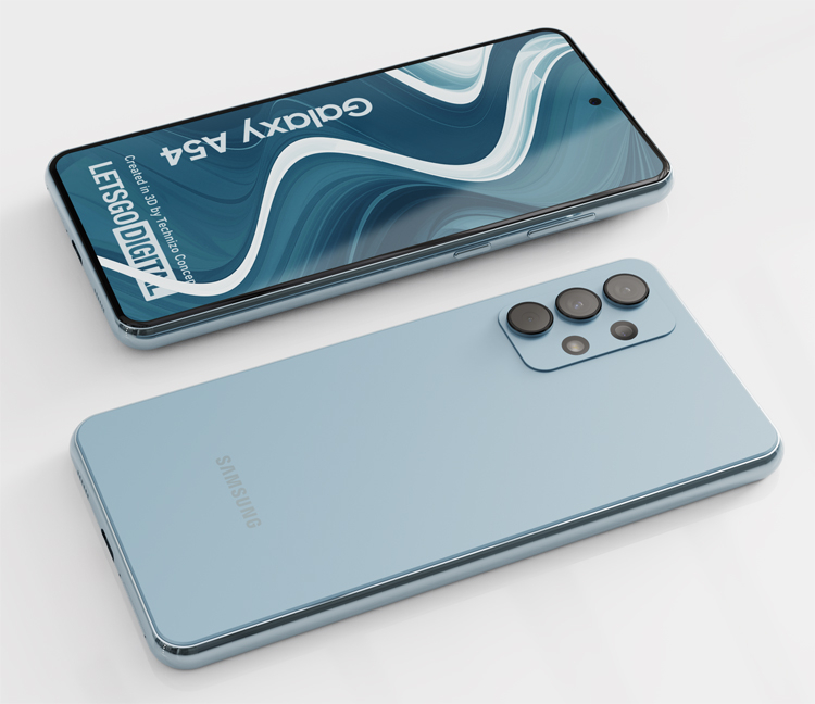 Samsung готовит смартфон Galaxy A54 5G с четверной камерой и 120-Гц дисплеем