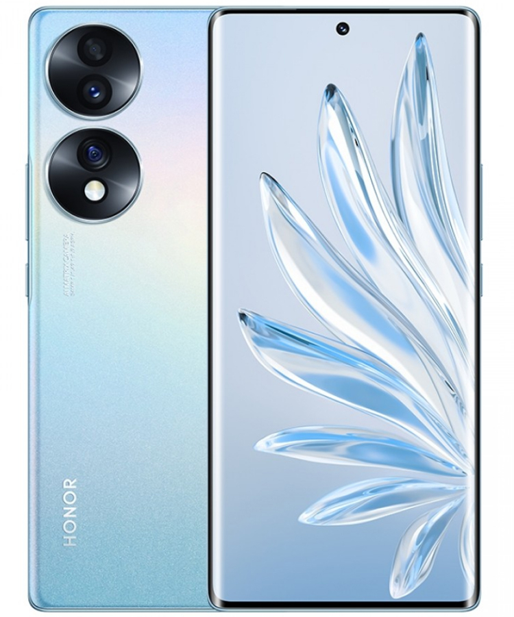 Смартфоны Honor 70 и 70 Pro показались на изображениях с тройными камерами и загнутыми экранами