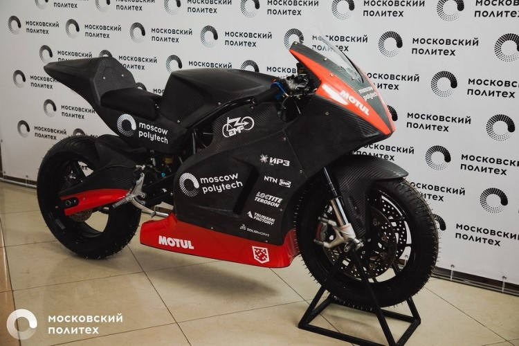 Московский Политех представил электрический мотоцикл MIG R2