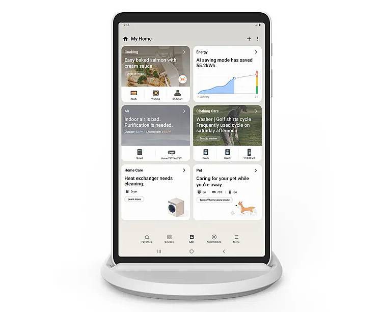 Samsung представила Home Hub — планшет для умного дома