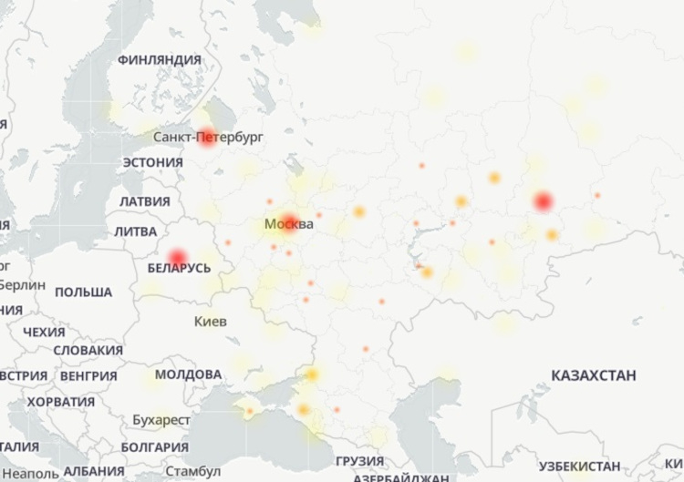 В работе сервисов «Яндекса» произошёл сбой