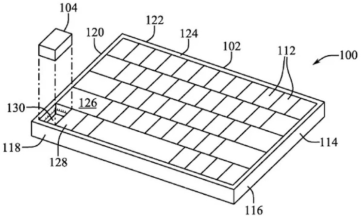 Apple запатентовала клавиатуру для MacBook со съёмной кнопкой, которая может работать как мышь