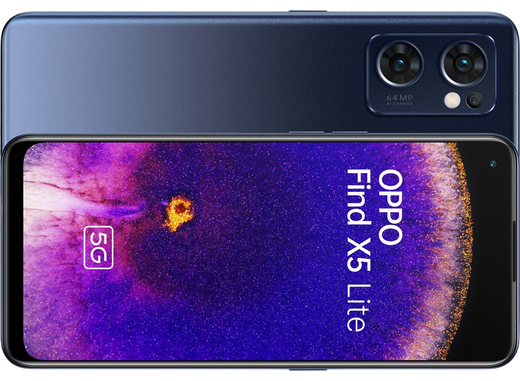 Смартфон Oppo Find X5 Lite получит чип Dimensity 900 и 65-Вт зарядку