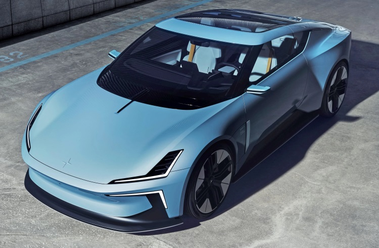 Представлен концепт Polestar O2 — роскошный спортивный электромобиль со встроенным квадрокоптером