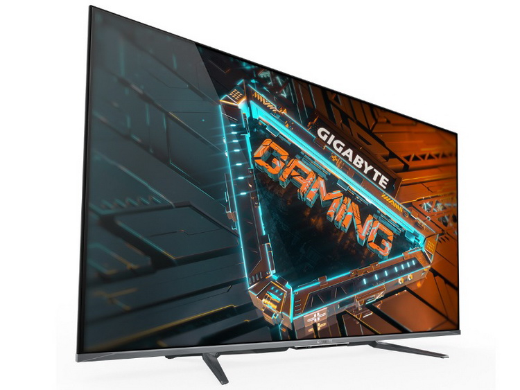 Представлен огромный 55-дюймовый игровой монитор Gigabyte S55U с Android и Google Ассистентом