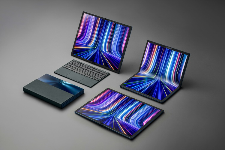 ASUS представила Zenbook 17 Fold OLED — гибрид ноутбука и планшета с огромным гибким OLED-экраном