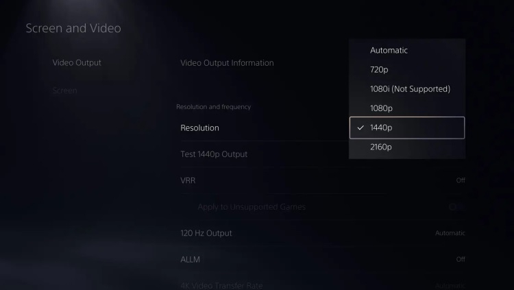 Sony начала тестировать на PlayStation 5 возможность составления списков игр и поддержку разрешения 1440p