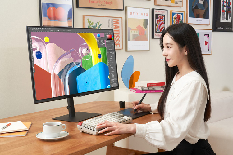 Вышел профессиональный монитор Samsung ViewFinity S8 с экраном 4К и портом USB Type-C