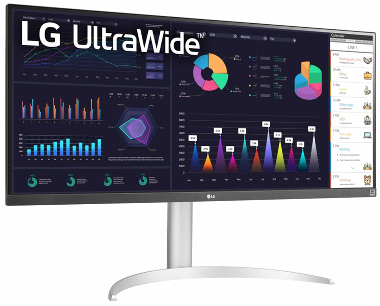 LG представила монитор 34WQ650-W с соотношением сторон 21:9