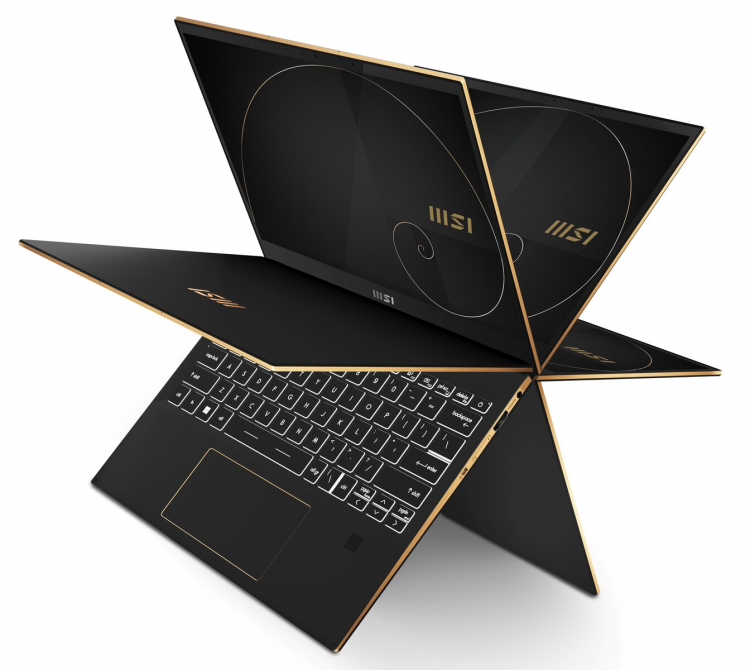MSI представила тонкие ноутбуки-трансформеры Summit Flip с мощными процессорами Intel Alder Lake