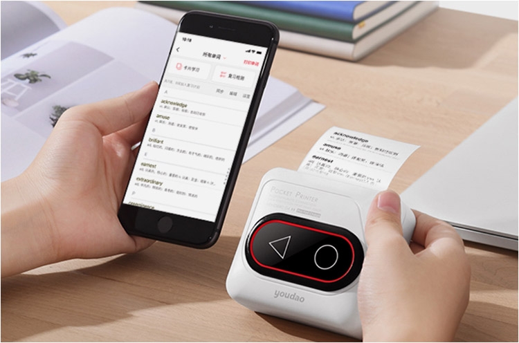 Youdao Memobird G4 — карманный принтер на чековой ленте