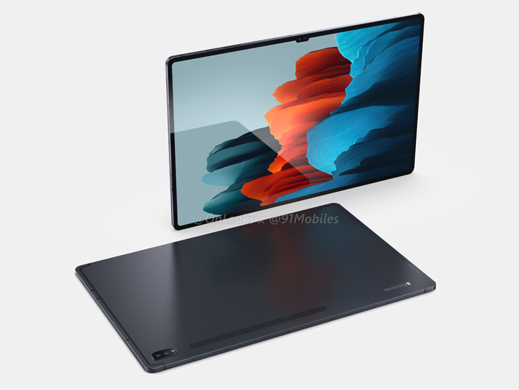 Samsung случайно показала загадочный планшет с «чёлкой» — вероятно, это Galaxy Tab S8 Ultra
