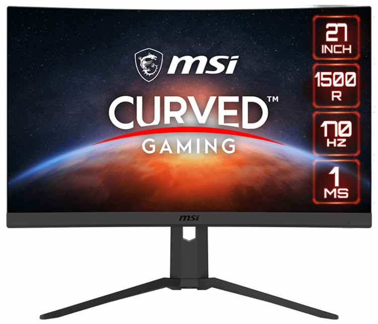 MSI представила монитор G27CQ4P E2 с 27" вогнутым экраном формата WQHD