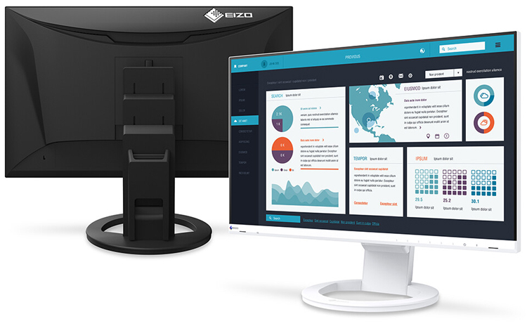 EIZO представила монитор FlexScan EV2490 с портом USB Type-C