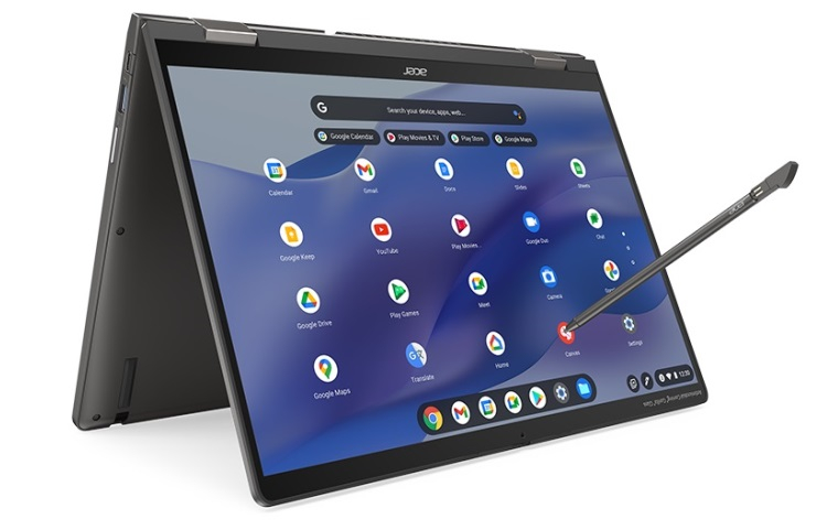 Acer представила Chromebook Spin 714 — производительный хромбук-трансформер на базе Inter Alder Lake