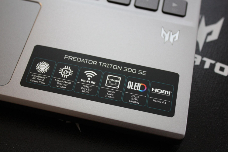 Acer представила 14- и 16-дюймовые игровые ноутбуки Predator Triton 300 SE на базе Intel Alder Lake