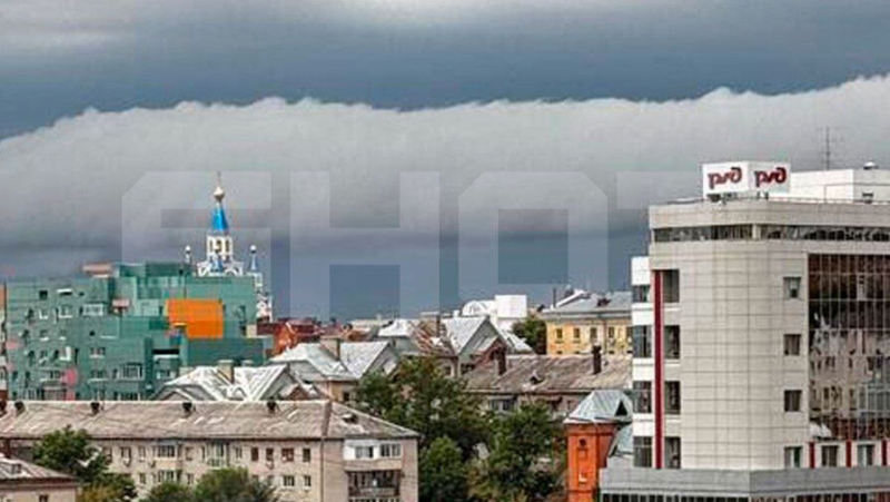 Хабаровск накрыло «облачное цунами»