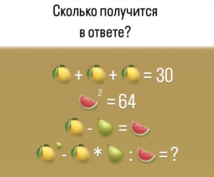 Математический ребус, который по плечу лишь самым внимательным